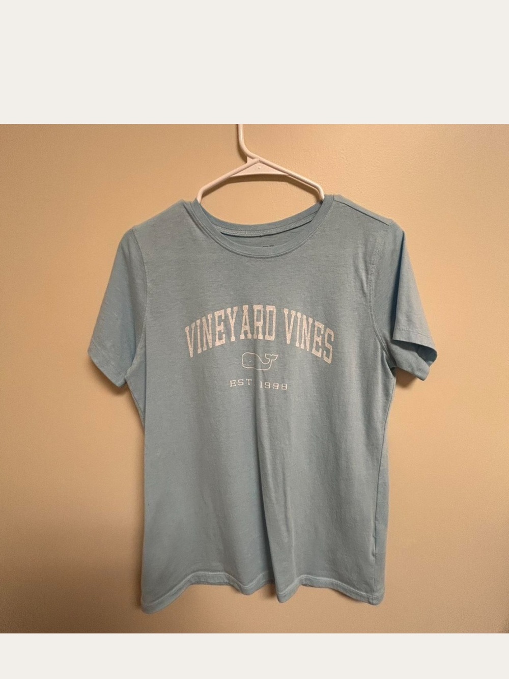 Vineyard Vines Light Blue Logo Tee